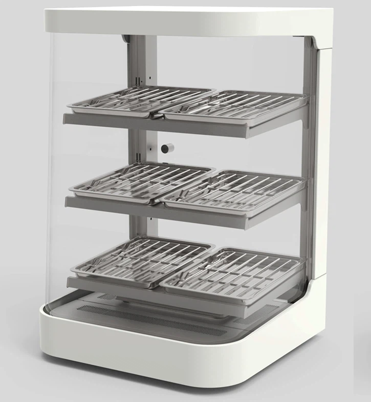 Counter top food display wamer